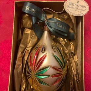 Waterford beautiful starburst egg limited series ornament.